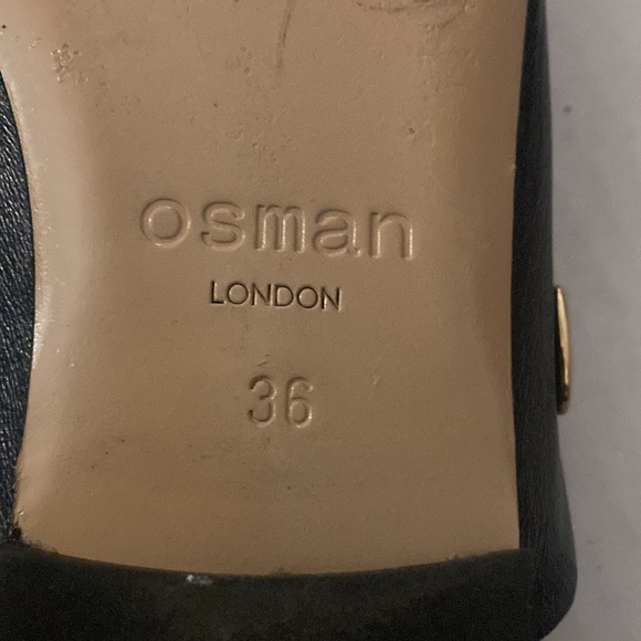 OSMAN Leather Slippers, size 36 - Picture 3 of 3